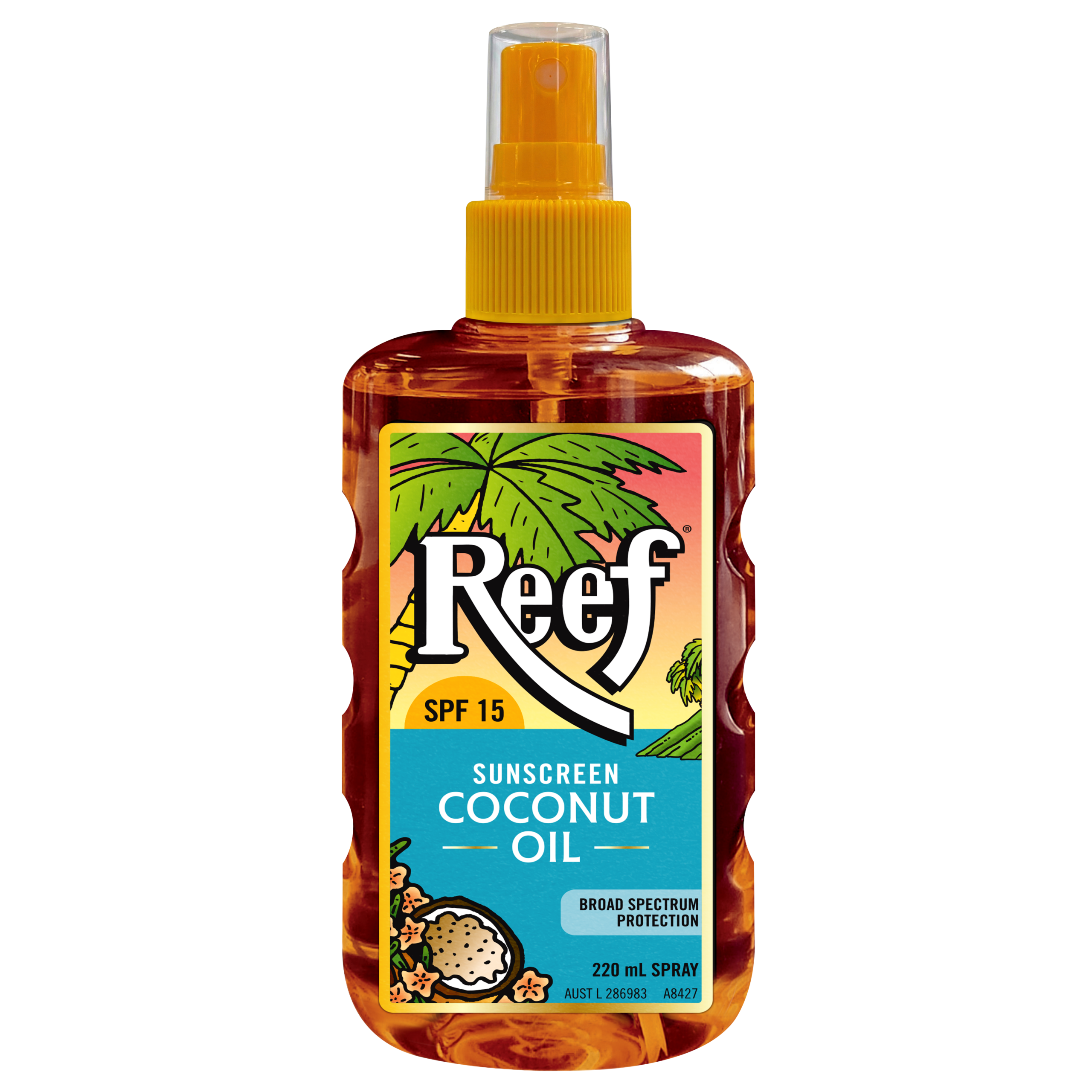 Reef SPF 15 Sunscreen Coconut Oil Spray 220mL