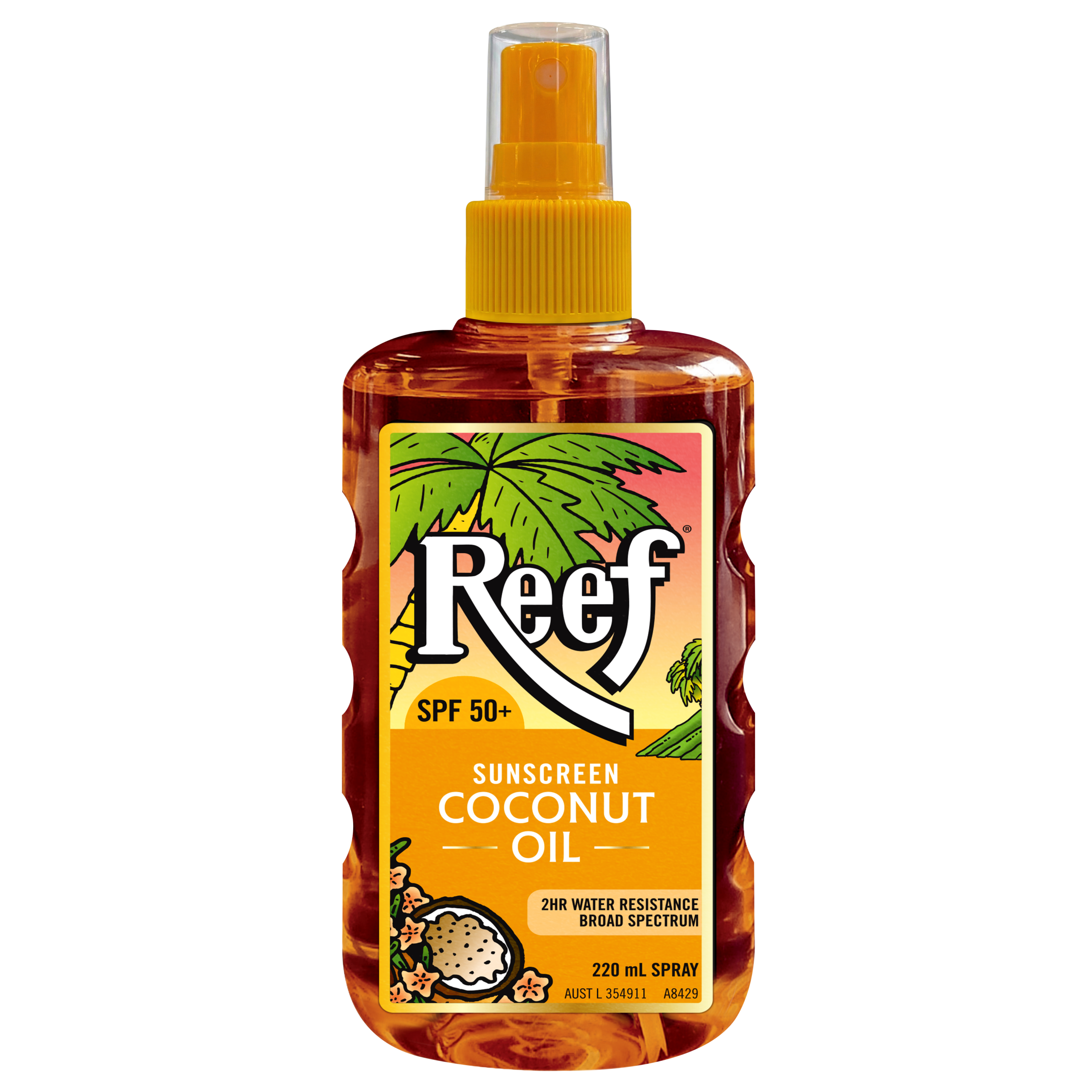 Reef SPF 50+ Sunscreen Coconut Oil Spray 220mL