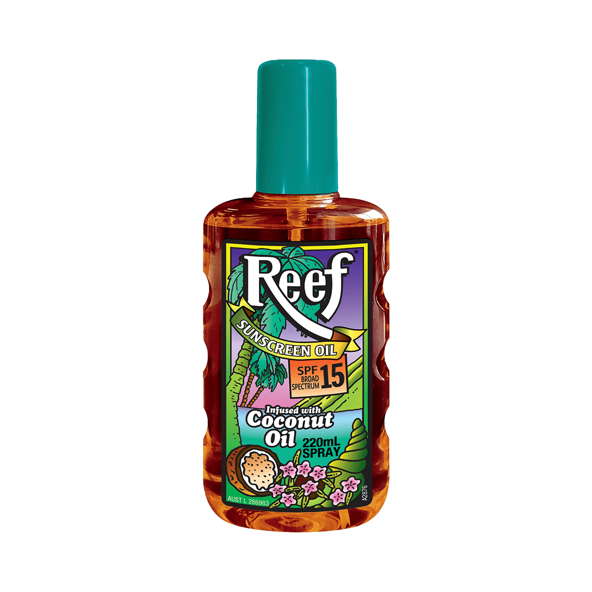 Reef coconut sunscreen oil spray spf 15 220ml reef